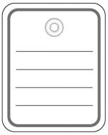 Etiquettes de prix à trou - 40 x 50 mm - Blanc HERMA Lot de 1000 