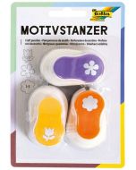 Perforateurs motifs de fleurs : FOLIA Lot de 3 image