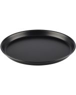 Plaque à pizza ronde - 320 x 25 mm - Noir APS