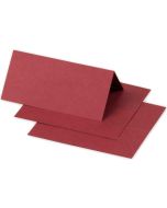 POLLEN Cartes de table - 85 x 80 mm - Bordeaux Lot de 25