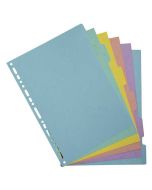 Jeu de 6 intercalaires en carte lustrée - Assortiment : EXACOMPTA Aquarel image