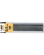 Lot de 12 Mines de rechange pour Porte-Mines 0,7 mm - HB : BIC Modèle