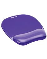 Photo Tapis de souris avec repose-poignet Gel Cristal - Violet Fellowes 9144104 Image