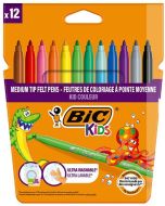 12 feutres de coloriage BIC KIDS Assortiment 