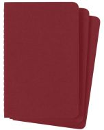 Carnet de Notes Uni - 190 x 250 mm - Carton Rouge MOLESKINE Lot de 3 Exemple
