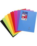 CLAIREFONTAINE 981411C : Cahier Koverbook - POLYPRO - 96 pages à grands carreaux - 240 x 320 mm - Assortiment
