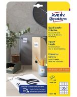 Étiquettes pour QR Code - Blanc - 35 x 35 mm : AVERY Lot de 350