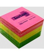 Photo Bloc-Notes adhésives - Couleurs Néon assorties - 76 x 76 mm Tartan 07676-N 