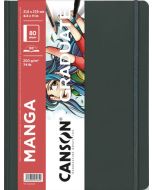 Carnet de croquis Noir - 216 x 279 mm CANSON Graduate Manga