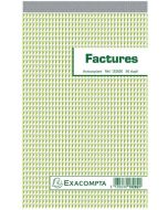FACTURE Carnet autocopiant Dupli - Collé en tête - 220 x 135 mm EXACOMPTA Visuel couvertue