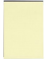 Lot de 5 bloc-notes - Feuilles quadrillées - Jaune ( 5700E EXACOMPTA : Papeterie)
