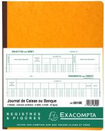EXACOMPTA 6510E : Journal de caisse ou banque - 320 x 250 mm Exemple