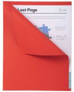 Chemises A4 à bord décalé - Rouge EXACOMPTA Forever 180 Lot de 100