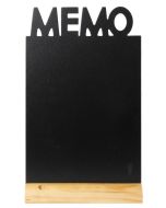 Ardoise de Table - 220 x 350 mm : SECURIT Silhouette : Cuisinier photo