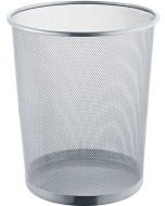 Corbeille à Papier 23 litres en métal - Argent HELIT The circle network
