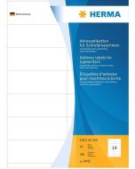 Étiquettes Adresses blanches 105 x 42 mm HERMA