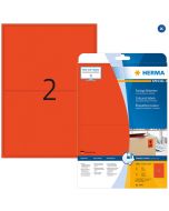 4497 HERMA  Étiquettes adhésives - Multi-usages - 199,5 x 143,5 mm. - Rouge