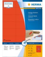 4407 HERMA : Étiquettes adhésives - Multi-usages - 70,0 x 37,0 mm - Rouge