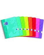 Cahier à spirale - 180 pages Petits carreaux 17 x 22 cm OXFORD