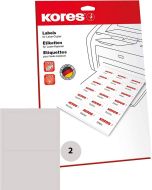 Étiquettes super adhésives A5 210 x 148,5 mm Blanc KORES Lot de 50