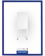 Photo Lot de 5 cadres d'affichage magnétiques - A4 - Bleu : MAGNETOPLAN 1130303