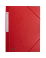 Photo Chemise à élastiques A4 - Rouge : ELBA Carte Forte