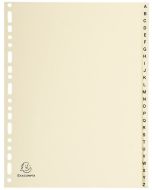 Photo Jeu de 26 Intercalaires alphabétiques en carte - 225 x 297 mm - A4 EXACOMPTA Image