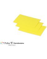 Photo POLLEN : Carte de papier Jaune - Format 70 x 95 mm 1223C