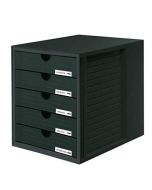 Photo Module de classement - 5 tiroirs - Noir : HAN 1450-13