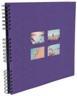 Photo Album photos à spirales - 320 x 320 mm - Violet EXACOMPTA Milano