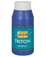 Photo Peinture acrylique Triton Acryl Basic - 750 ml - Bleu ultramarine C. KREUL flacon
