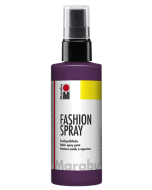 Photo MARABU : Peinture à vaporiser pour textile clair - Violet 171950039