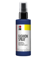 Photo MARABU : Peinture à vaporiser pour textile clair - Bleu Nuit 17190050293