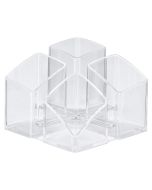 Photo Pot à crayons 4 compartiments - SCALA - Incolore : HAN 17450-23