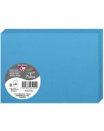 Photo Cartes double en papier - 110 x 155 mm C6 - Bleu turquoise - CLAIREFONTAINE Pollen
