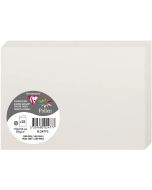 Photo Cartes double en papier - 110 x 155 mm C6 - Gris perle- CLAIREFONTAINE Pollen 