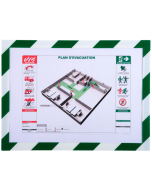 Photo Pochette d'affichage magnétique - A4 - Blanc / Vert EXACOMPTA