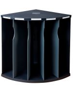 Photo Trieur d'angle - 5 compartiments - A4 - Noir/Gris EXACOMPTA ECOBlack