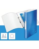 Photo Classeur souple à 2 anneaux - Dos de 32 mm - Bleu LEITZ WOW
