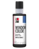 Photo MARABU FUN & FANCY : Peinture pour Window Color - 80 ml - Noir