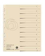 ELBA : Intercalaires en carton - 240 x 300 mm - Bleu 