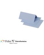 Photo Cartes de table - 85 x 80 mm - Bleu lavande POLLEN