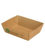 Photo Barquette pour snack  - 90 x 70 x 35 mm PAP STAR Pure