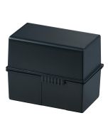 Photo Boite pour fiches en plastique - Format A6 - Noir : HAN 976-13
