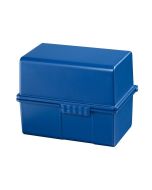 Photo Boite pour fiches en plastique - Format A8 - Bleu : HAN