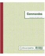 COMMANDES Carnet autocopiant Tripli 210 x 180 mm (13103E Exacompta)