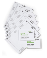 Photo DURABLE 4851-02 : Lot de 20 étiquettes pour plaque de porte - 149 x 105,5 mm