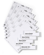 Photo DURABLE 4850-02 50 étiquettes pour plaque de porte - 149 x 52,5 mm