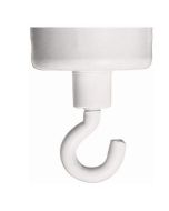 photo Aimant à crochet - 37 mm - Blanc : FRANKEN