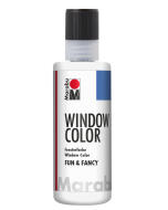 MARABU FUN & FANCY : Peinture pour Window Color - 80 ml - Blanc 04060004070